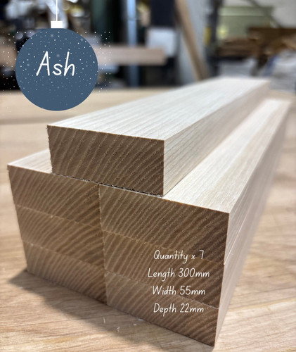 Planed ash offcuts - planed, craft