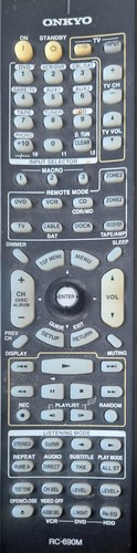 Onkyo 690m remote - rc-690m, control