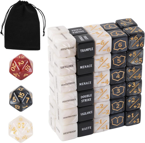 63pcs mtg counter dice - 63pcs,