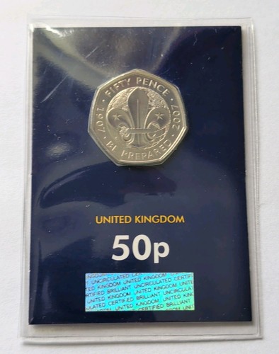 2019 scouts restrike 50p - 2019,