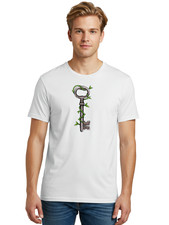 Key-With-Leaves-1 Mens Graphic