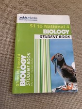 S1 to National 4 Biology