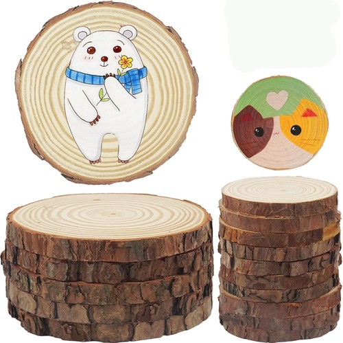 Wooden slices 10cm wood log - slices, 5-10cm