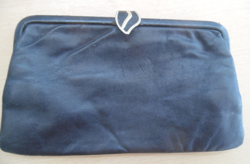 Vintage soft black leather