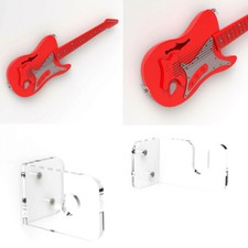 Guitar Wall Bracket Acrylic Guitar Hanger Perspex Guitar Display Stand Holder#^~
