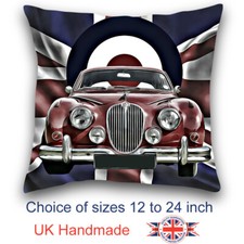 Car Art Jag MK2 Cushion Jag MK2 Pillow Personalised Unofficial