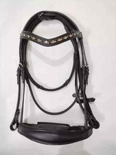 Dressage Leather Bridle Golden