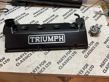Triumph Dolomite Sprint Refurbished Matt Black Rocker Camshaft Cover 218063