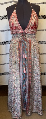 Zury bohemian halter - halter, maxi