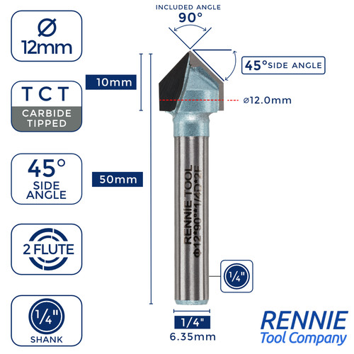 12mm degree 4 tct - 45,