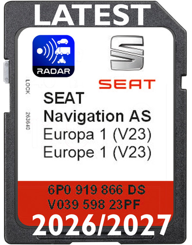 Sat nav map for - for, seat
