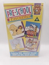Pre-School Favourites VHS - Tempo Kids Club Spot Bump Wimpole Village Read VGC