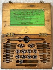 Vintage Presto BA tap and die set No. 374C