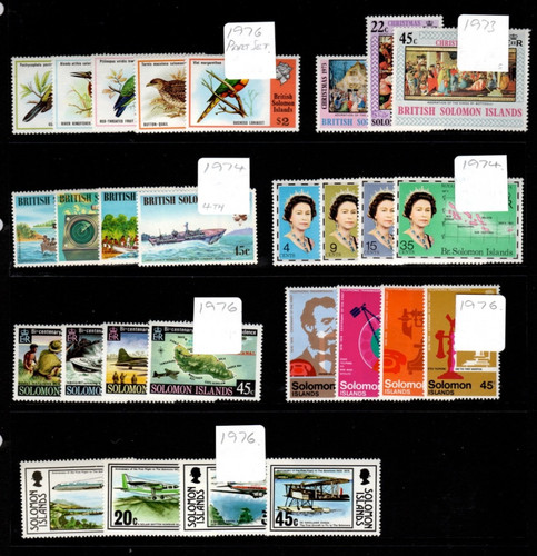 British solomon islands stamp - british,