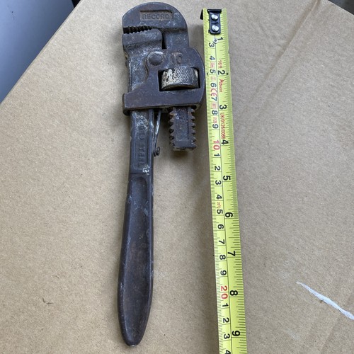 Vintage record stilson pipe - vintage,