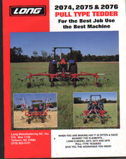 LONG 2074, 2975 and 2076 Pull Type Tedder Brochure Leaflet