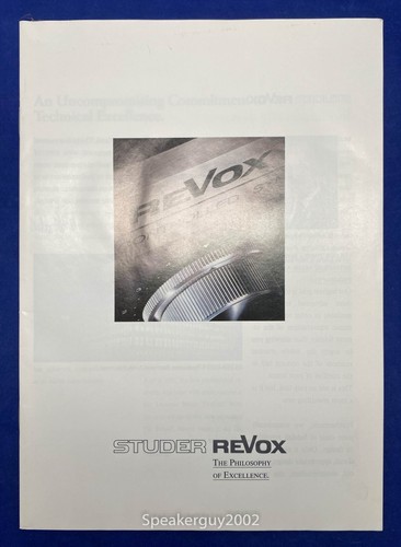 Original studer revox 1983 - original,