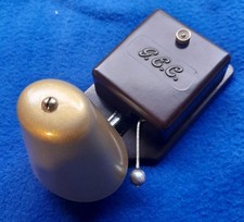 VINTAGE OLD ORIGINAL ELECTRIC GEC BAKELITE DOOR ALARM BUTLER BELL