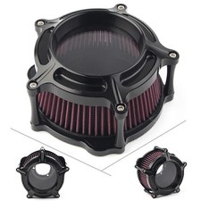 CNC Black Air Cleaner Intake