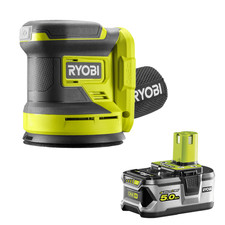 Ryobi RROS18-0 18V ONE+ Cordless Random Orbit Sander & 5Ah Battery Kit