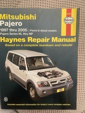Haynes mitsubishi pajero - haynes,