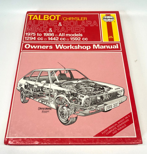 Haynes manual talbot chrysler - haynes,