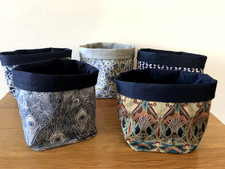 Handmade Fabric Basket ---