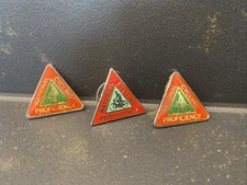 National Cycling Proficiency Vintage Enamel Badges X 3