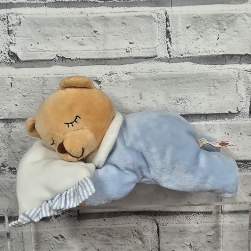 Sleeping bear soft toy - sleeping, 9"