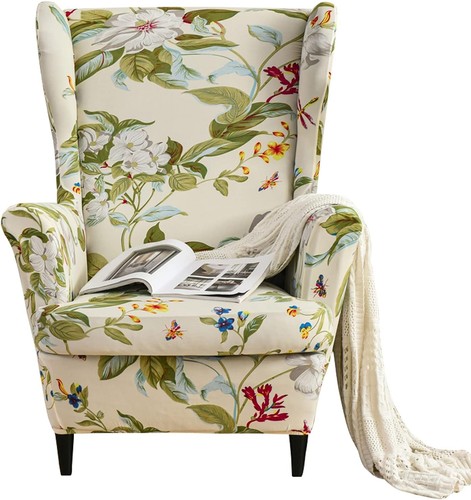 Wingback chair cover stretch - cover,