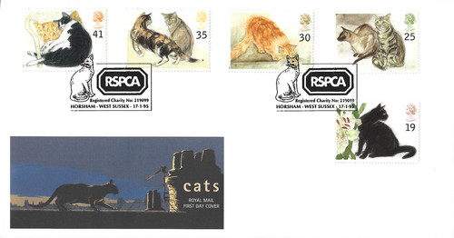 1995 cats rspca - cats., horsham