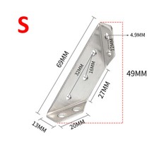 Stainless Steel Shelf Brackets