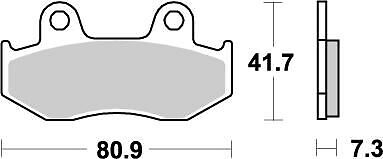 Moto master nitro front brake - front,