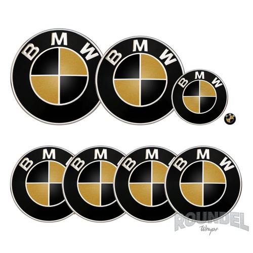 For bmw badges gloss black - bmw, &