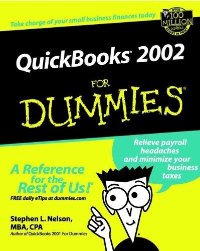 Quickbooks 2002 for dummies - 2002,
