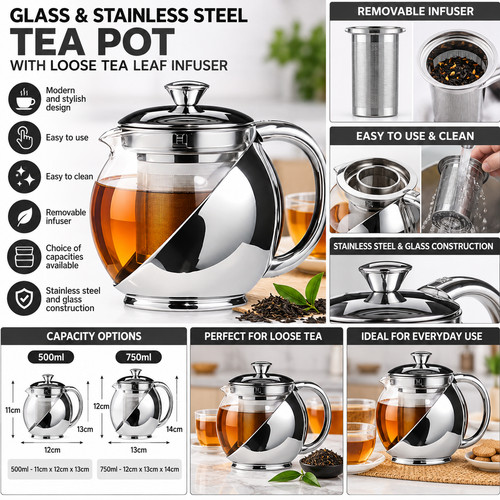 Modern stainless steel glass - modern,