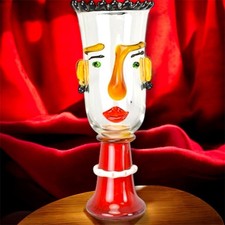 A MURANO STYLE GLASS Vase