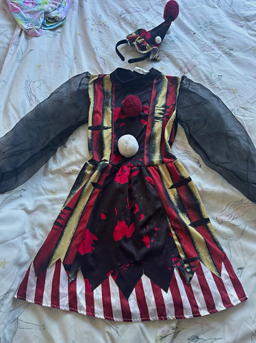 Halloween girls clown circus - girls,