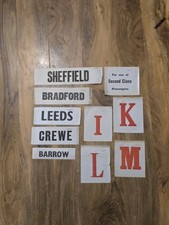 BR Carriage Window Labels Lot