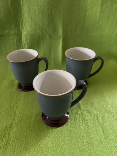 Denby mugs blue grey with - denby, blue/grey