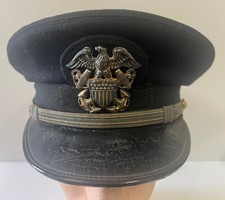 US NAVAL OFFICER’S VISOR CAP