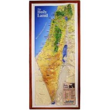 Raised Relief Map Of Holyland