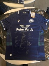 Scotland International 2023/24 Squad Signed Rugby Shirt