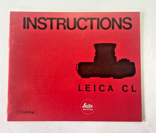 Leica instruction in - leica, cl