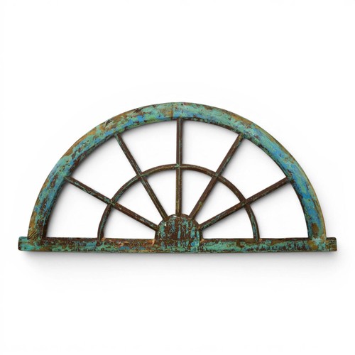 Vintage wooden fanlight - wooden,