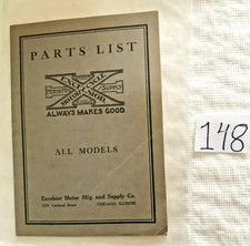 Parts list excelsior - parts,