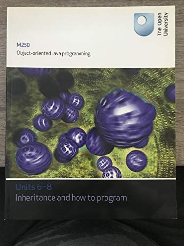 M250 object oriented - object-oriented, java