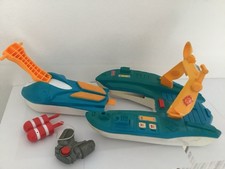 FISHER PRICE 1998 RESCUE HEROES EMERGENCY SKI JET BOAT RAFT VEHICLE