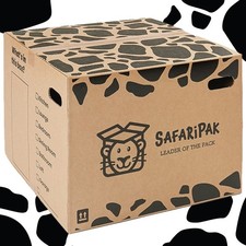 Moving House Boxes 52x52x40cm Extra Large Strong Cardboard Packing Boxes Handles