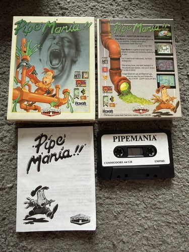 Pipe mania game - game, rare